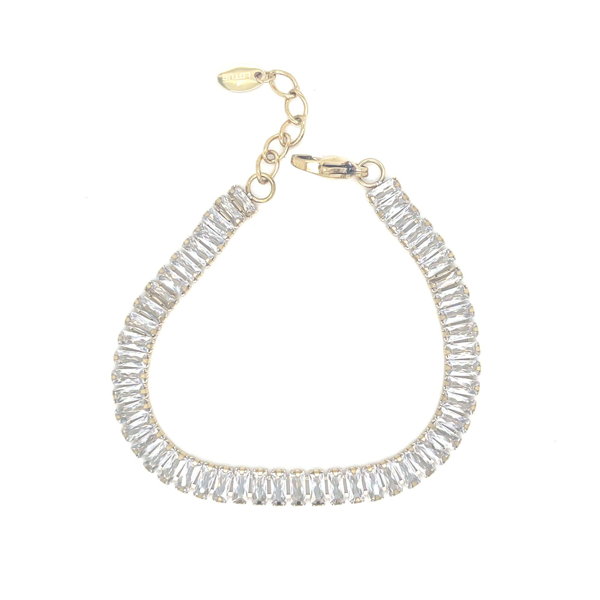 Gold Plated Stoneset Bracelet