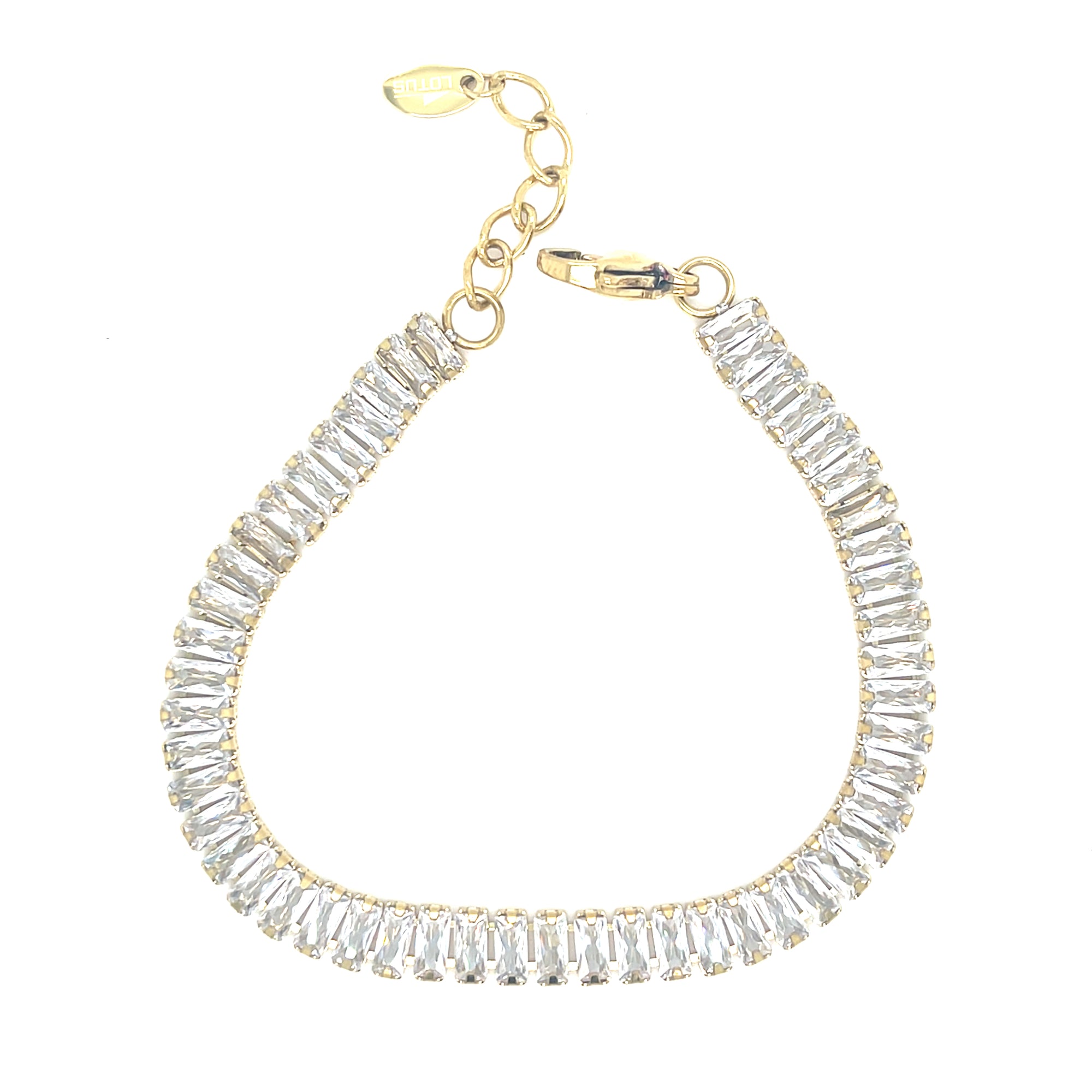 Gold Plated Stoneset Bracelet