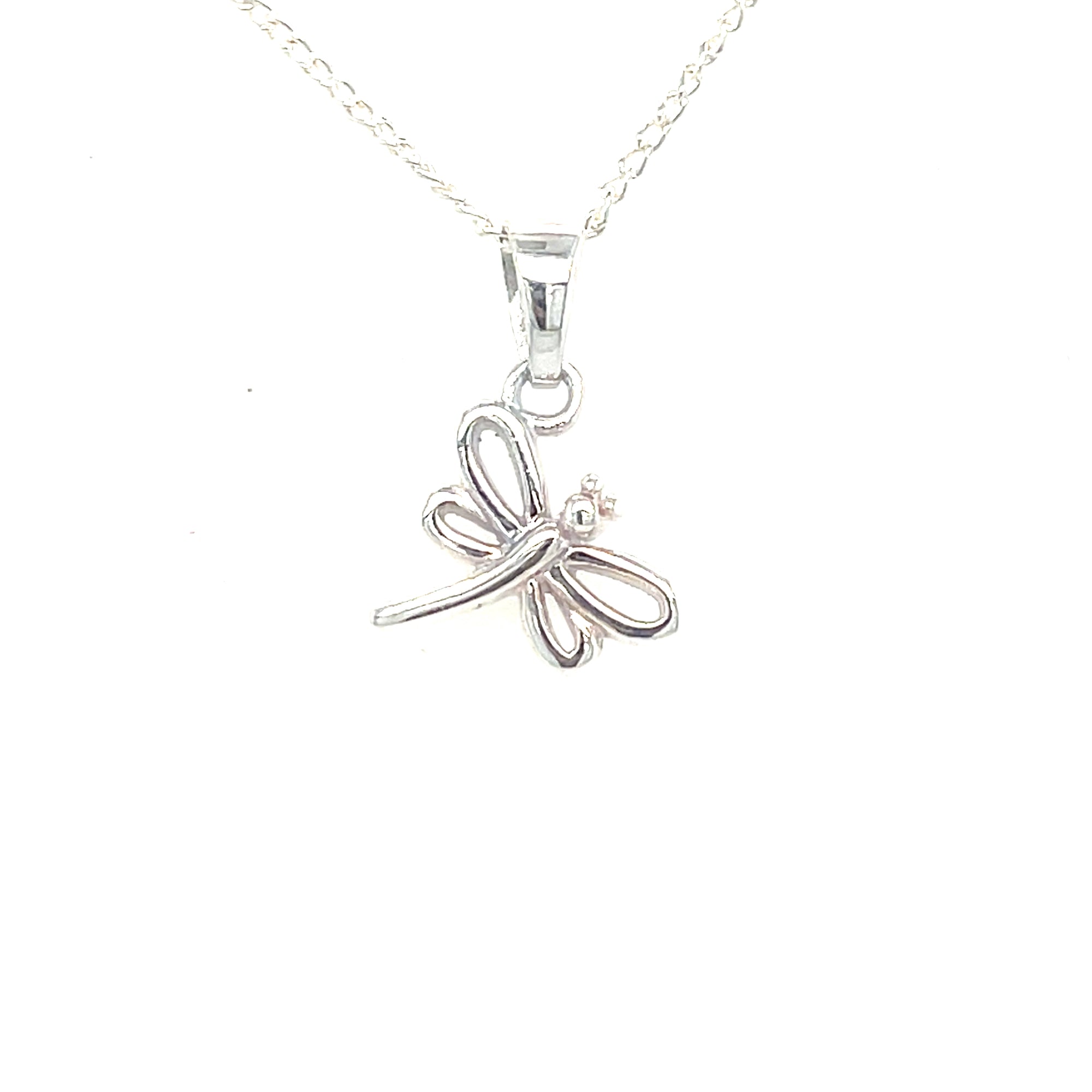 Sterling Silver Dragonfly Pendant