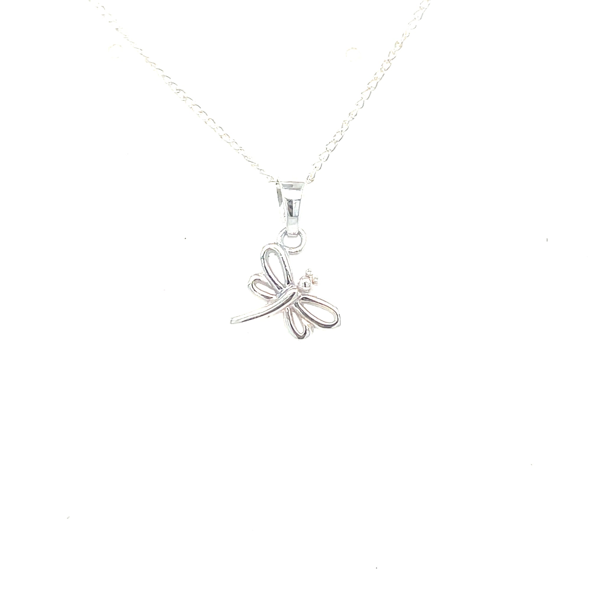 Sterling Silver Dragonfly Pendant