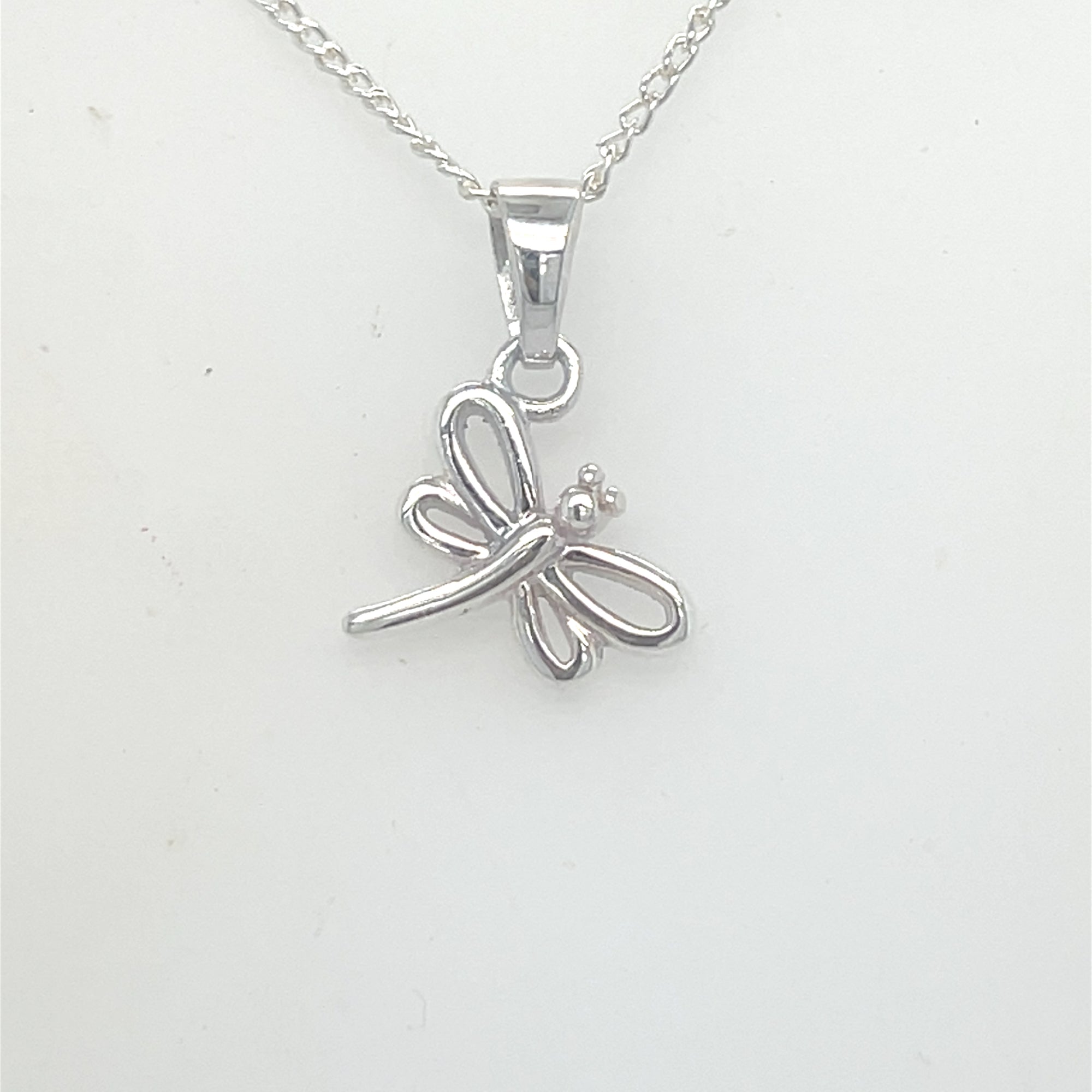 Sterling Silver Dragonfly Pendant