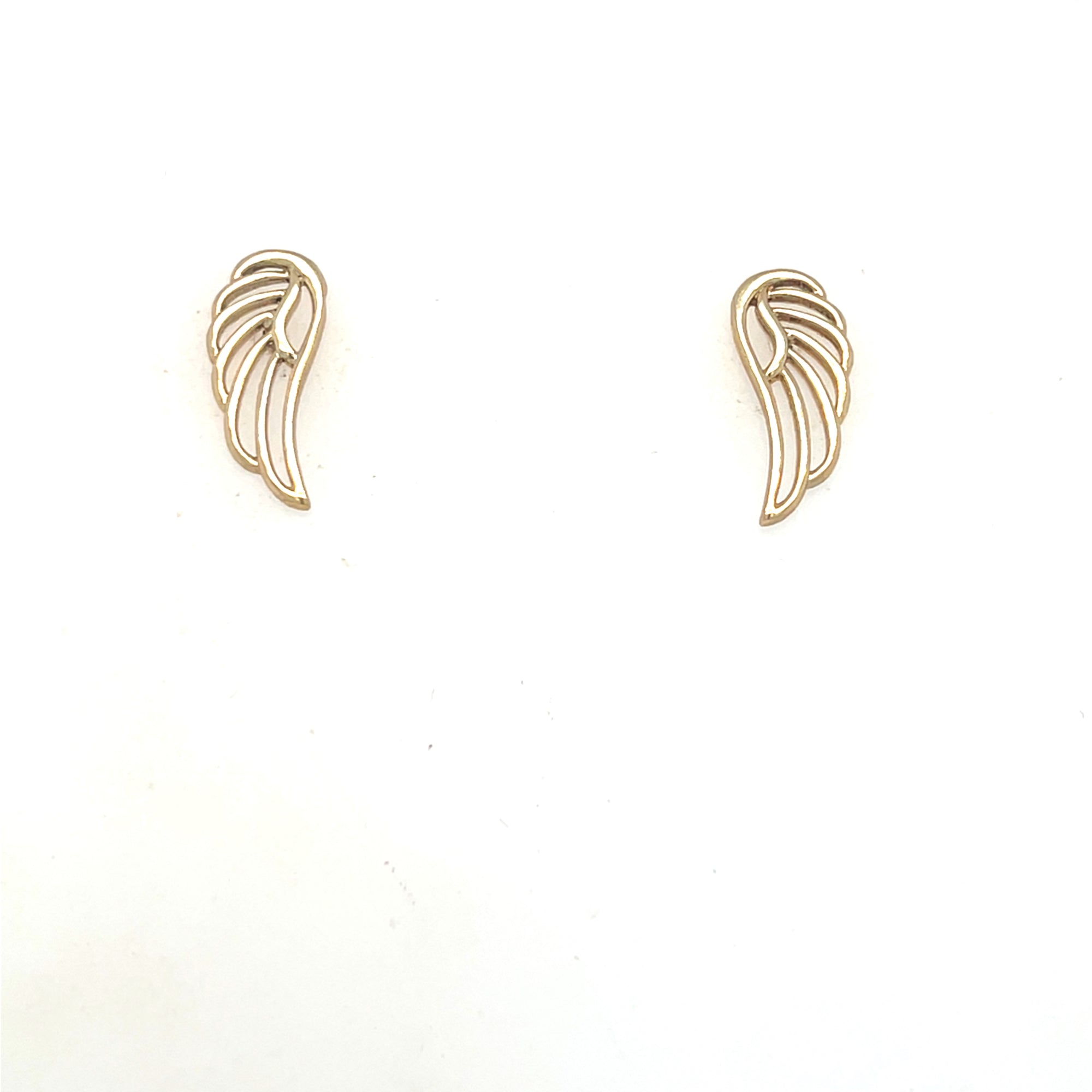 9kt Gold Angel Wing Earrings