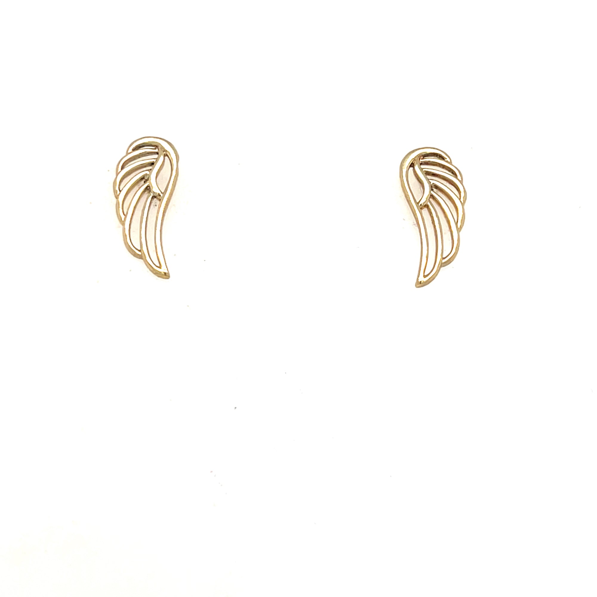 9kt Gold Angel Wing Earrings