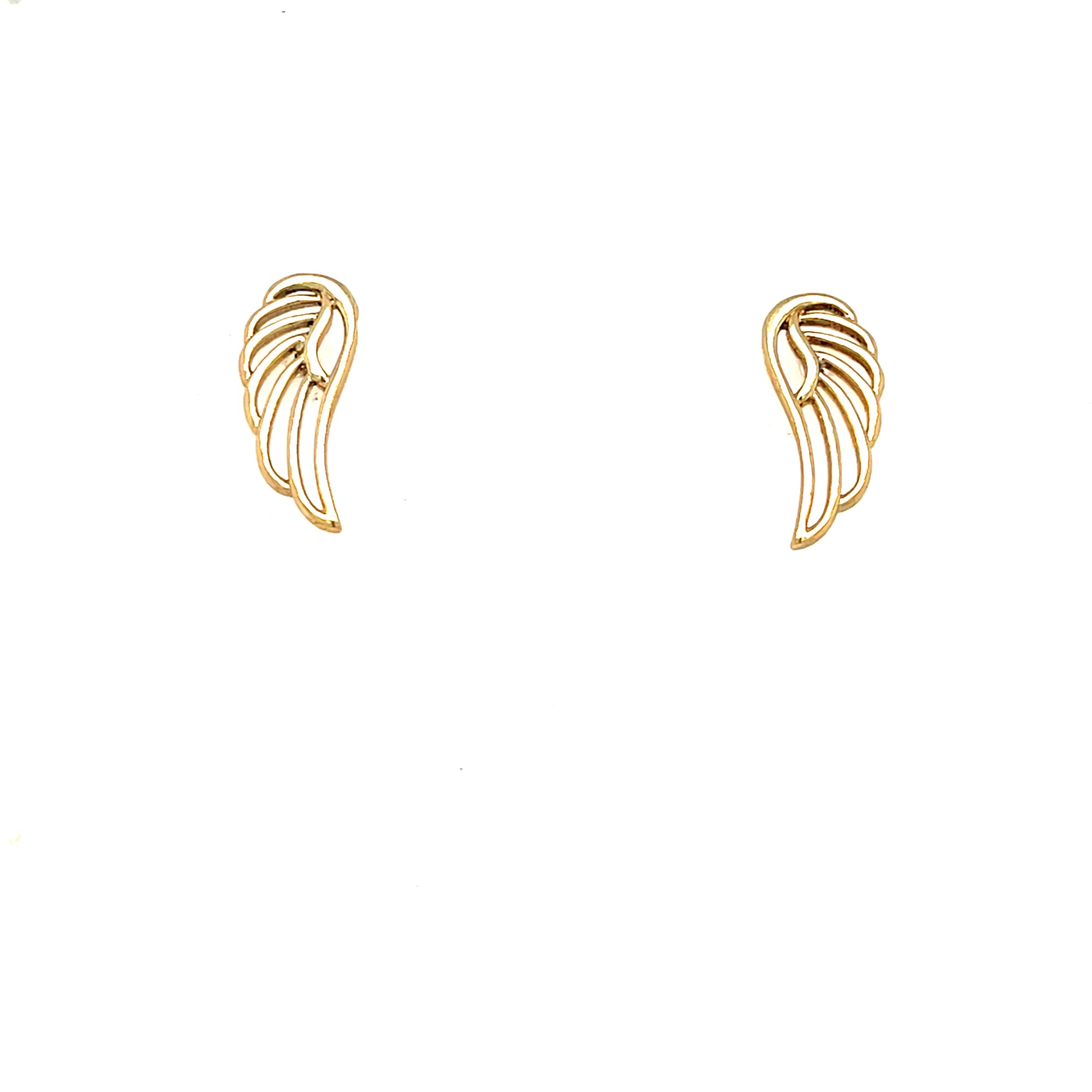 9kt Gold Angel Wing Earrings