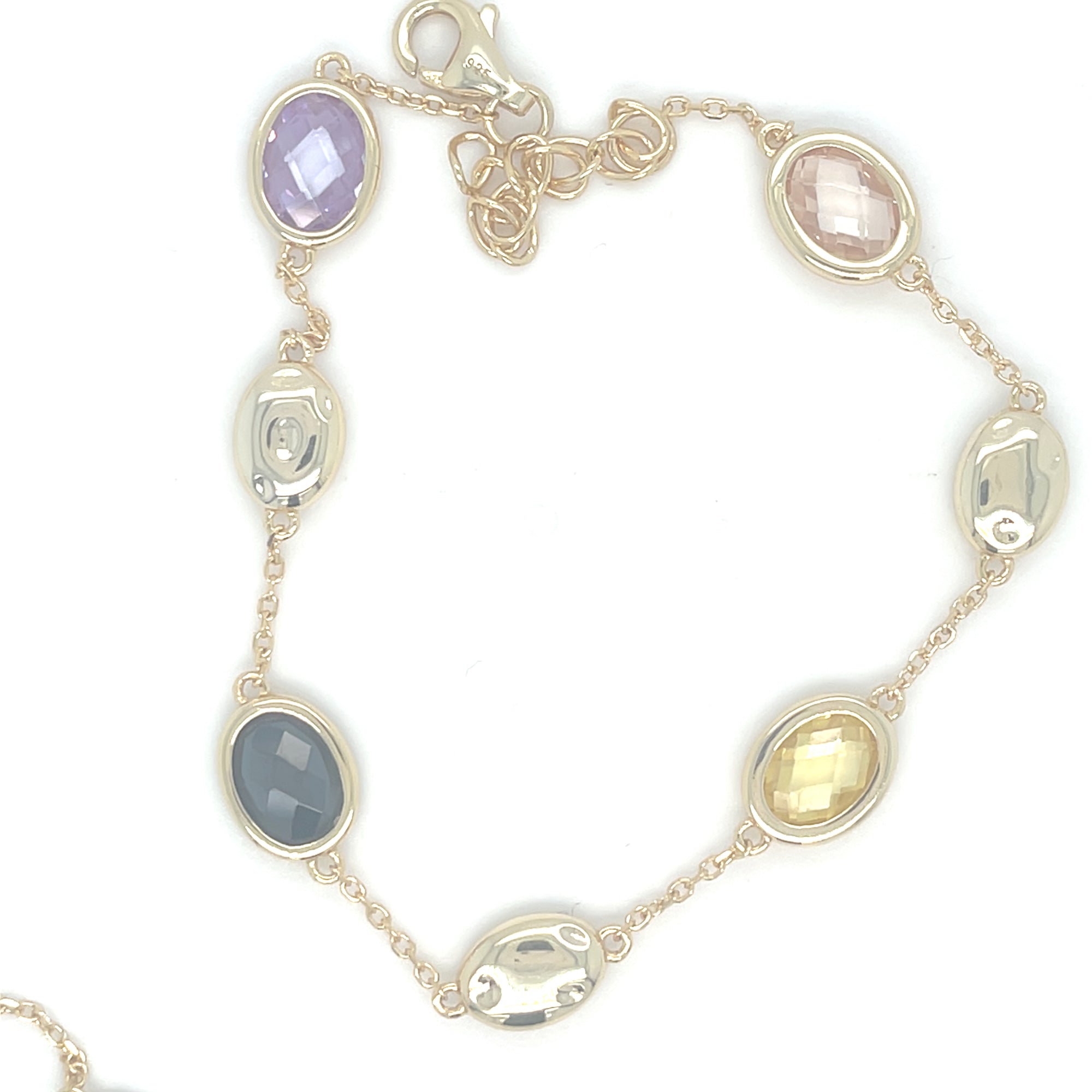 Gold Plated Necklace and Bracelet Set