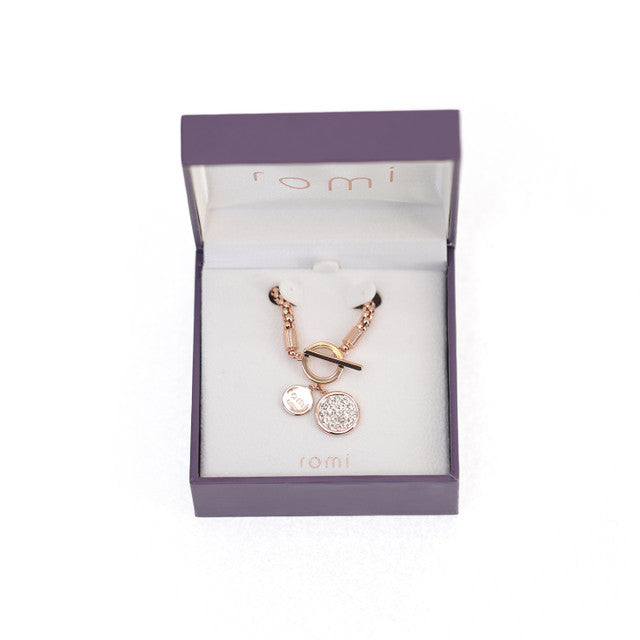 Romi Rose Gold Popcorn Chain Bracelet