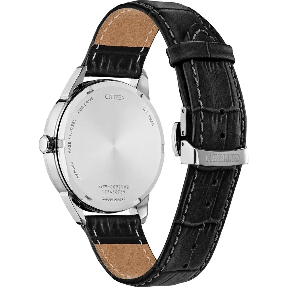 Citizen Eco Drive Mens Rolan Leather Watch