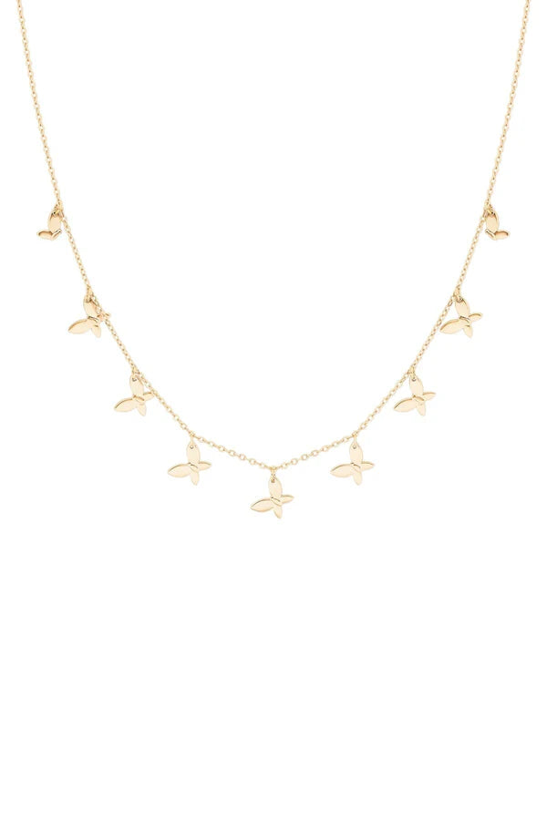 Nine Butterflies Necklace from Tipperary Crystal