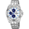 FESTINA MULTIFUNCTION COLLECTION WATCH F20445/1 SILVER STEEL STRAP, MEN