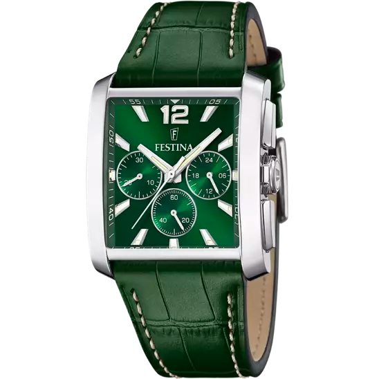 Festina Men&#39;s Blue Leather Watch