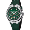 Festina F20671/2 Men&#39;s Green Chrono Bike Rubber Strap Watch