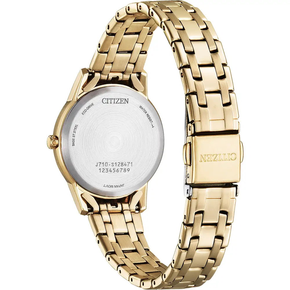 Citizen Eco Drive Womens Silhouette Diamond Watch