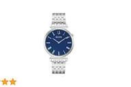 Bulova Regatta 38mm, Blue Dial, Quartz Movement, Stainless Steel Watch