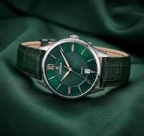 Festina watch F20426/7 green leather strap