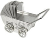 Silver Plated Pram Money Box