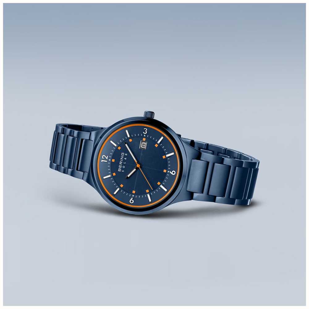 Bering Solar Blue Watch