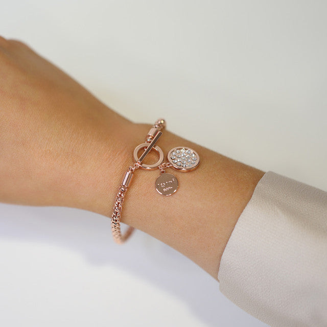 Romi Rose Gold Popcorn Chain Bracelet