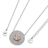 Tipperary Crystal Silver/Rose Gold Tree of Life Pendant