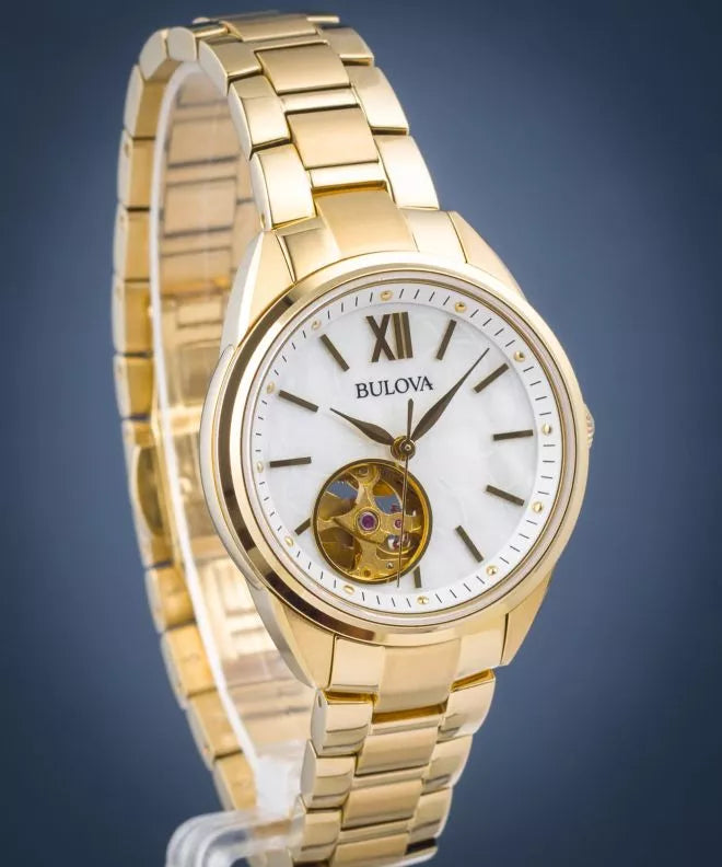 Ladies Bulova Gold Sutton Automatic