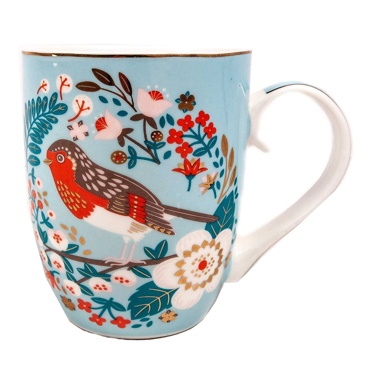 Birdy  Robin Single Mug from Tipperary Crystal
