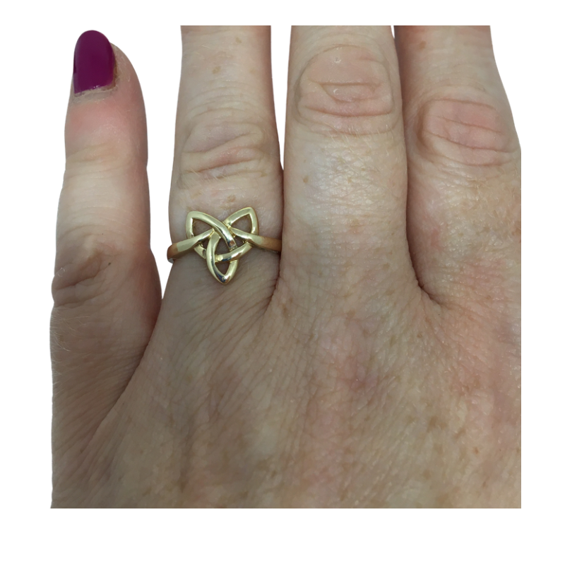 Trinity Knot Ring- Ladies Gold - Cahalan Jewellers