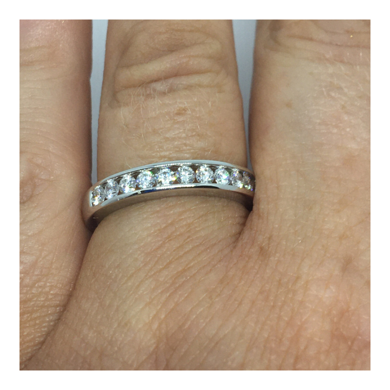 White Gold Eternity Ring - Cahalan Jewellers
