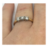 3 Stone Gold Engagement Ring - Cahalan Jewellers