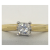 Solitaire Princess Cut 18ct Diamond Engagement Ring - Cahalan Jewellers