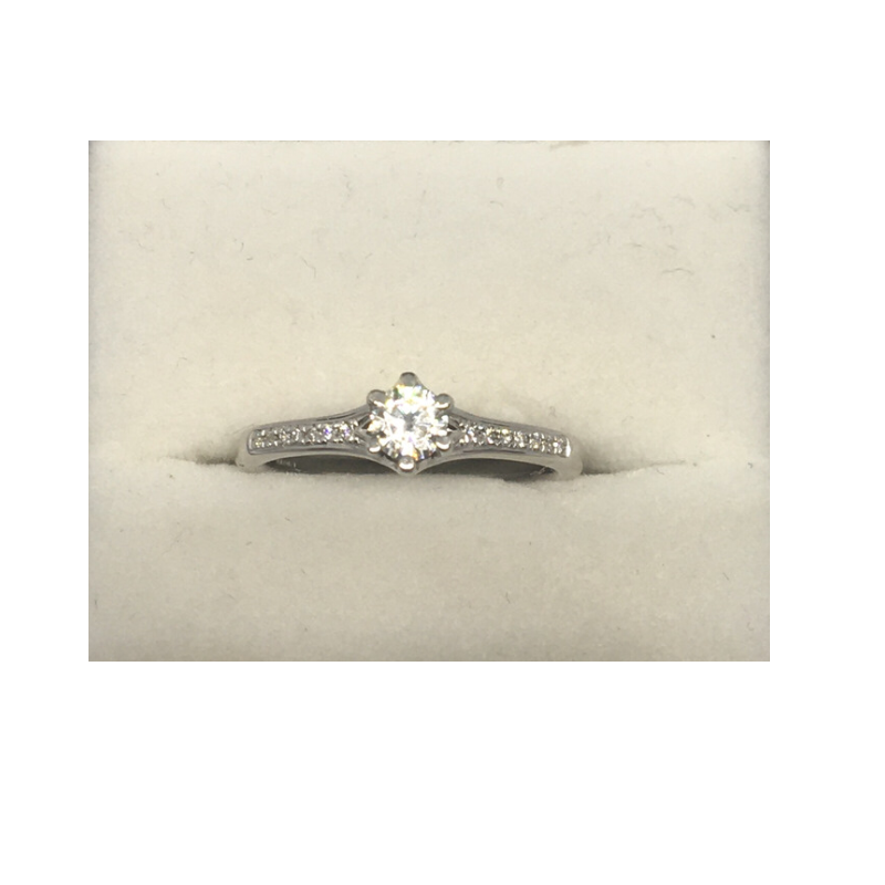 Solitaire White Gold Engagement Ring - Cahalan Jewellers