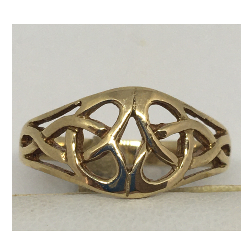 Gold Celtic Design Ring - Cahalan Jewellers