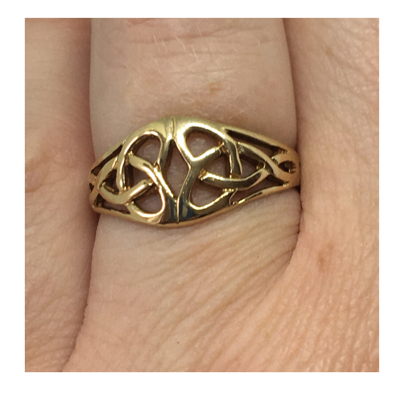 Gold Celtic Design Ring - Cahalan Jewellers