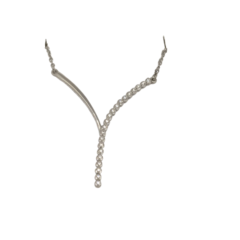 Sterling Silver Y- Shaped Pendant