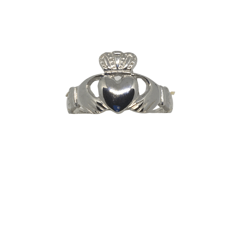 White Gold Claddagh Ring