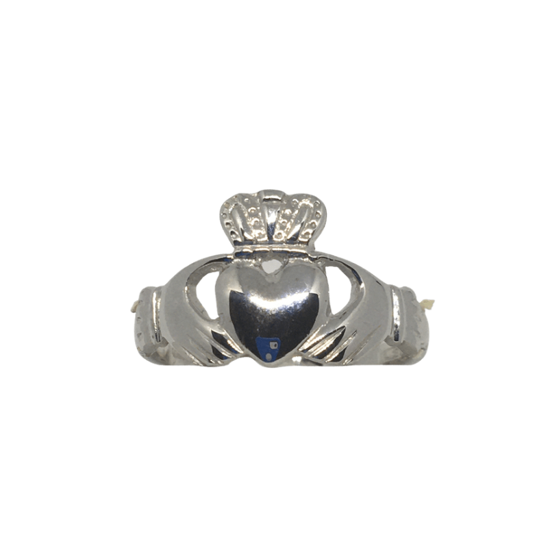 White Gold Claddagh Ring