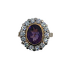 Large Amethyst Cluster Ring
