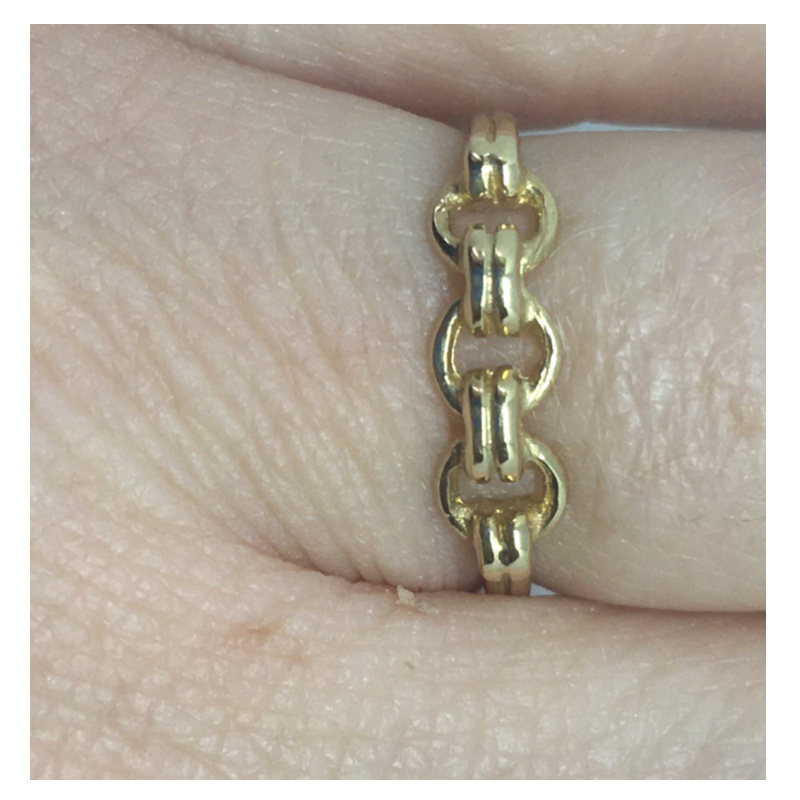 9ct Gold Chain Style Ring