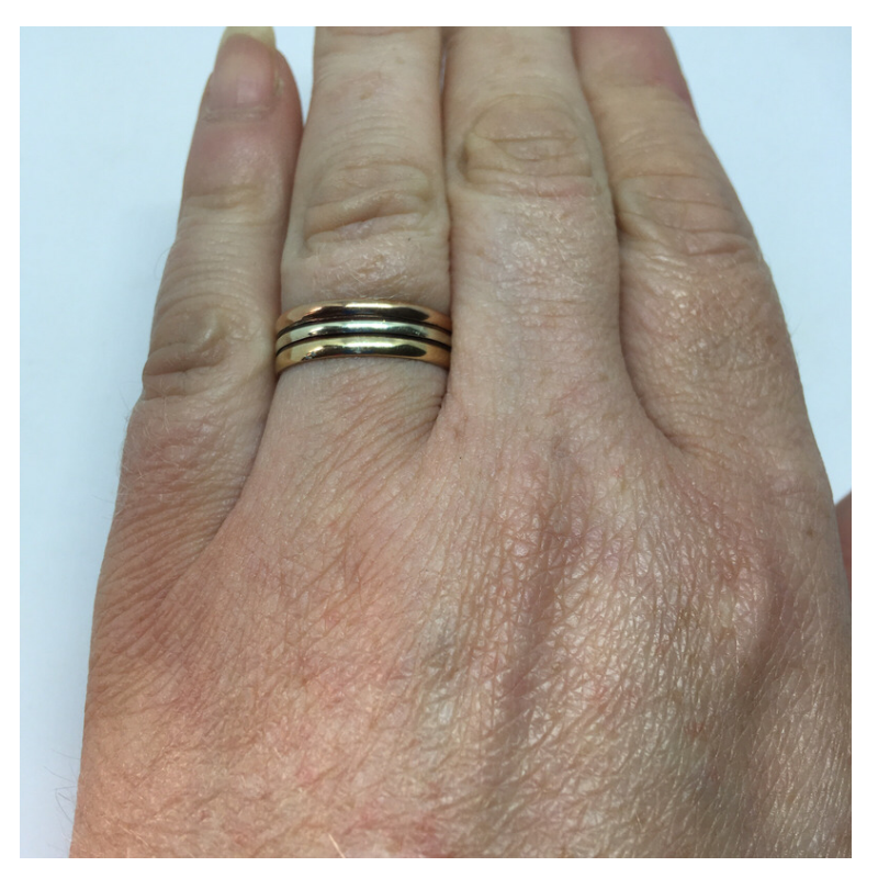 Three Gold Band Ring