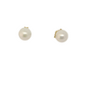 Two in One Gold Coloured Pearl Earrings