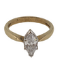 9ct Gold Marquise shaped Engagement/Dress Ring