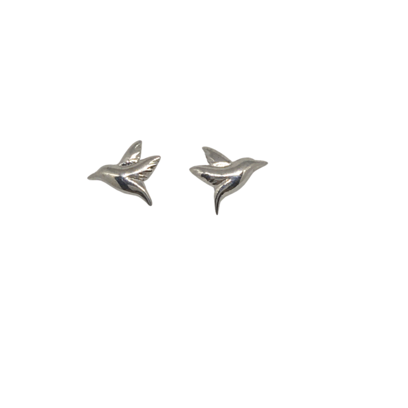 Sterling Silver Bird Earrings