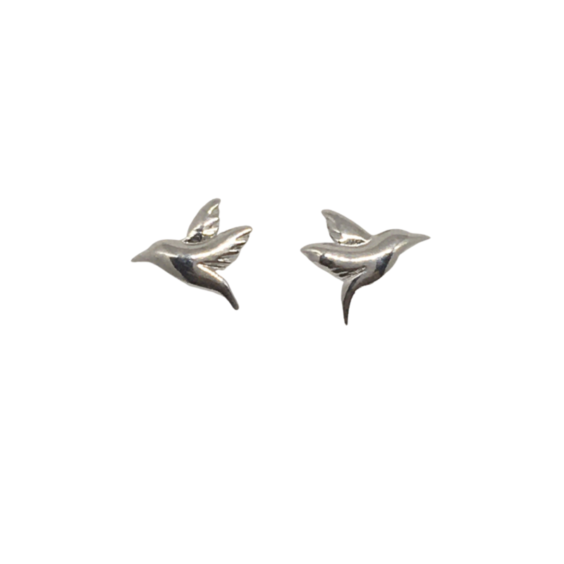 Sterling Silver Bird Earrings