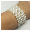Pearl band bracelet