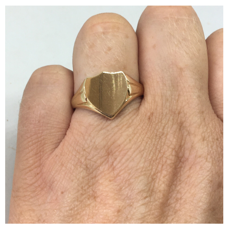 Shield 2025 signet ring