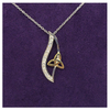 Sterling Silver Elegant Pendant with Trinity Knot