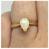 9ct Gold Pear Shaped Opal Ring