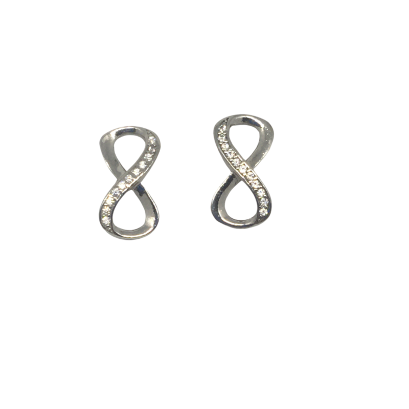 Sterling Silver Infinity Earrings