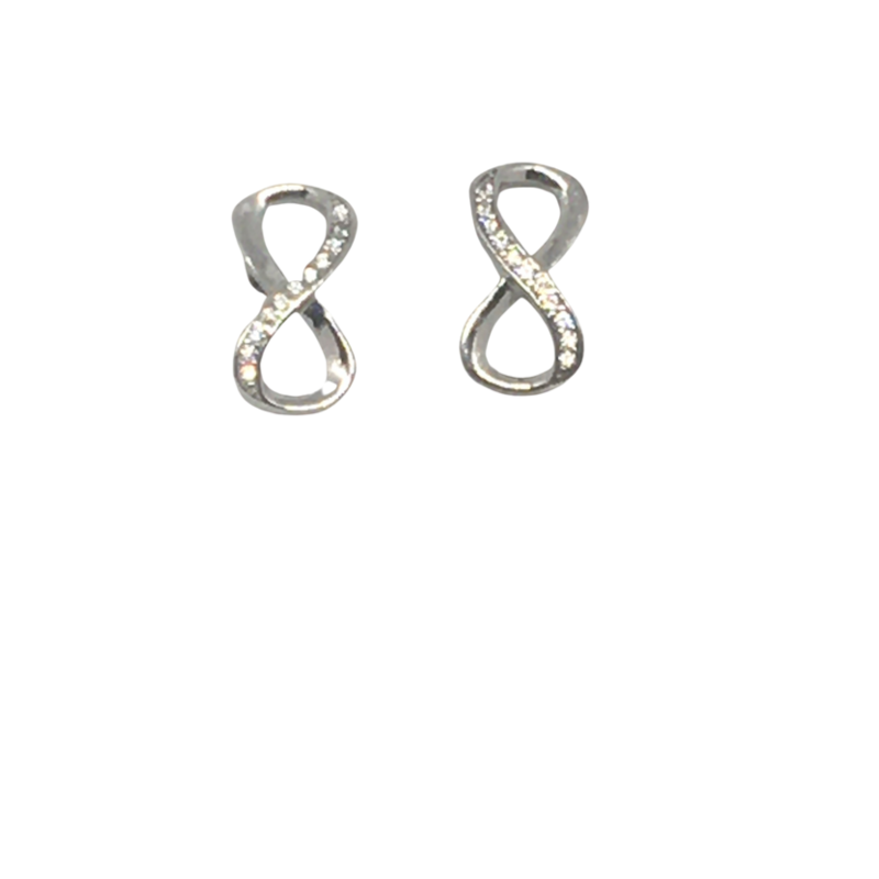 Sterling Silver Infinity Earrings