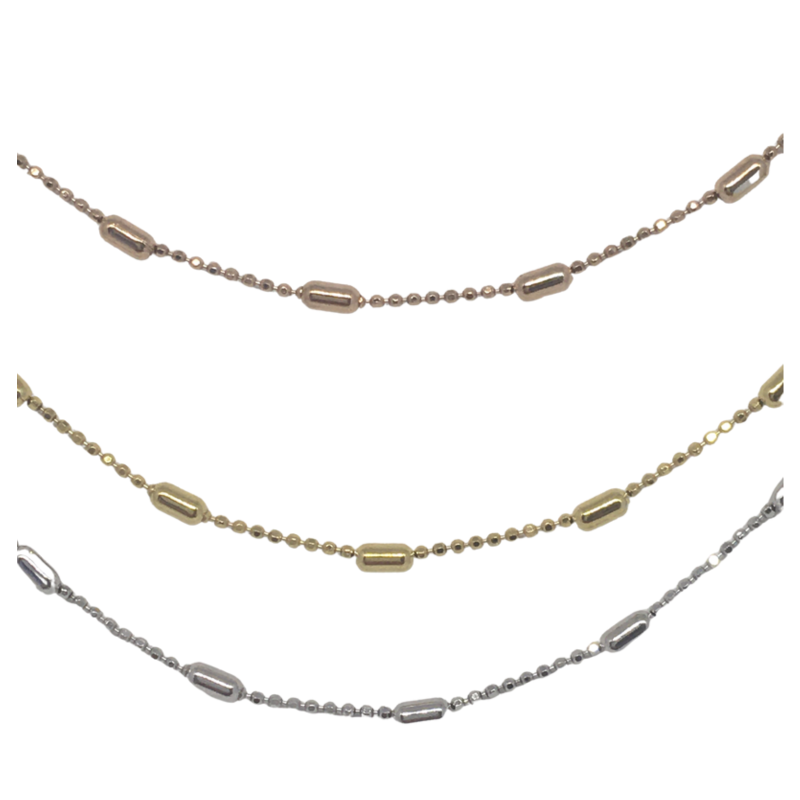 Stunning Three Row Necklace    Yo - Jewels