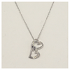 Sterling Silver Intertwined Heart Pendant