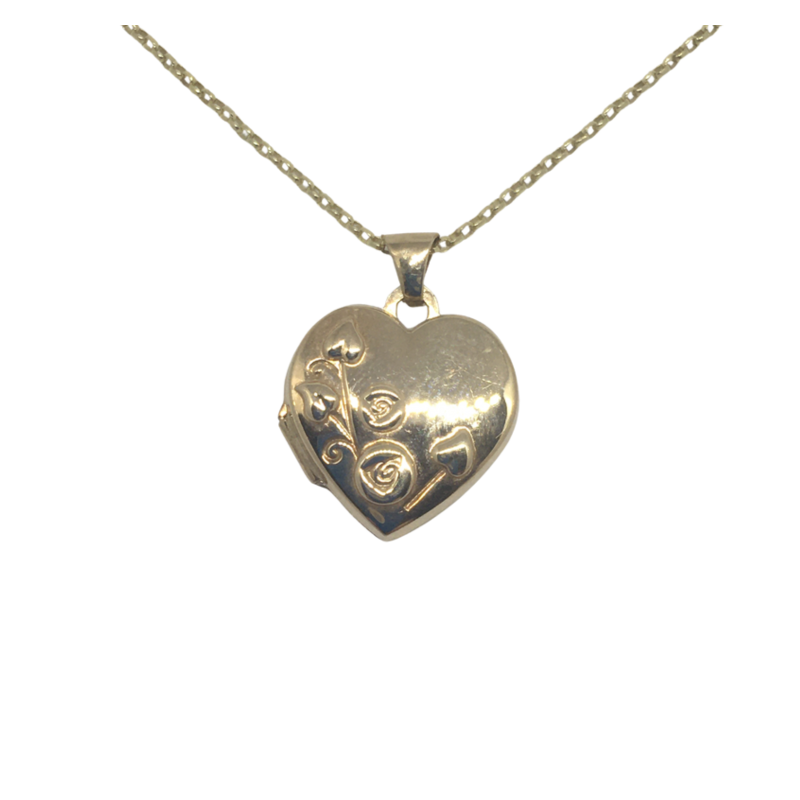 9kt Gold Heart Locket